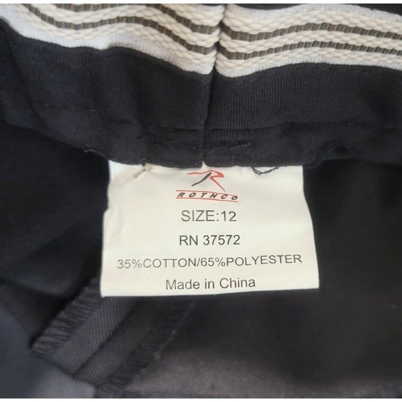 Rothco Women's EMT EMS Black Cargo Pants NEW Size 12 (34x30) Style 5632 - Picture 8 of 10